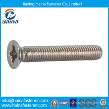 In Stock Alibaba China Supplier DIN965 Carbon Steel/Stainless Steel m7 countersunk head screw